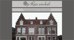 Desktop Screenshot of opreiswinkel.nl